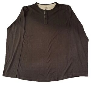 Harbeth Men's casual slim fit long sleeve active sports gym T-shirt L